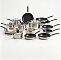 Juego de Ollas y Sartenes Antiadherente 16 Piezas, Set Completo de Cocina